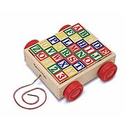 Classic ABC Block Cart